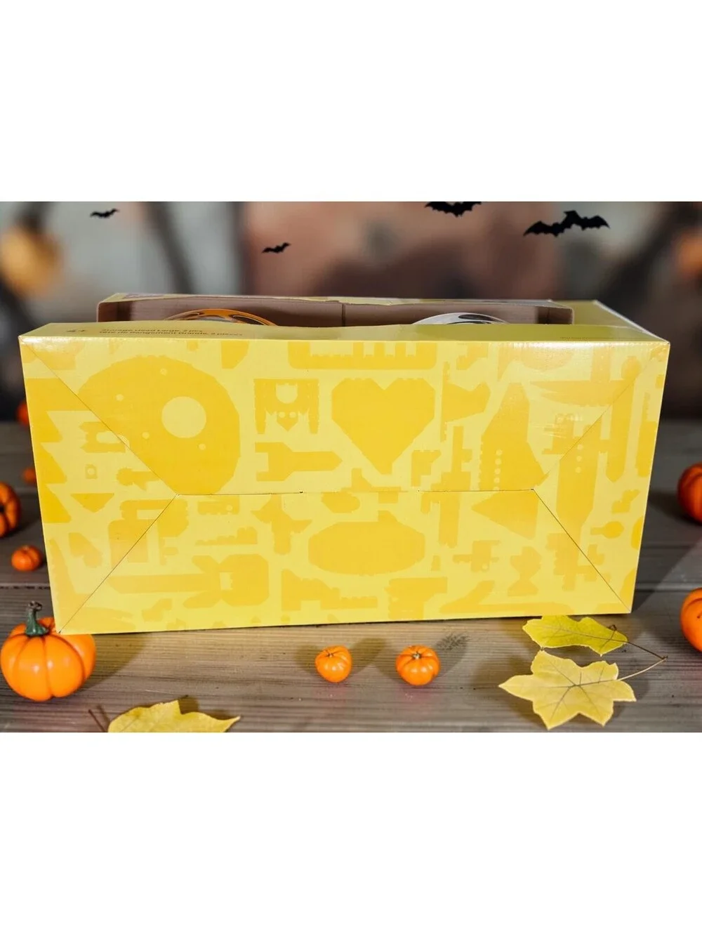 LEGO Halloween Edition Large Storage Heads Green White Skeleton 2pc NIB